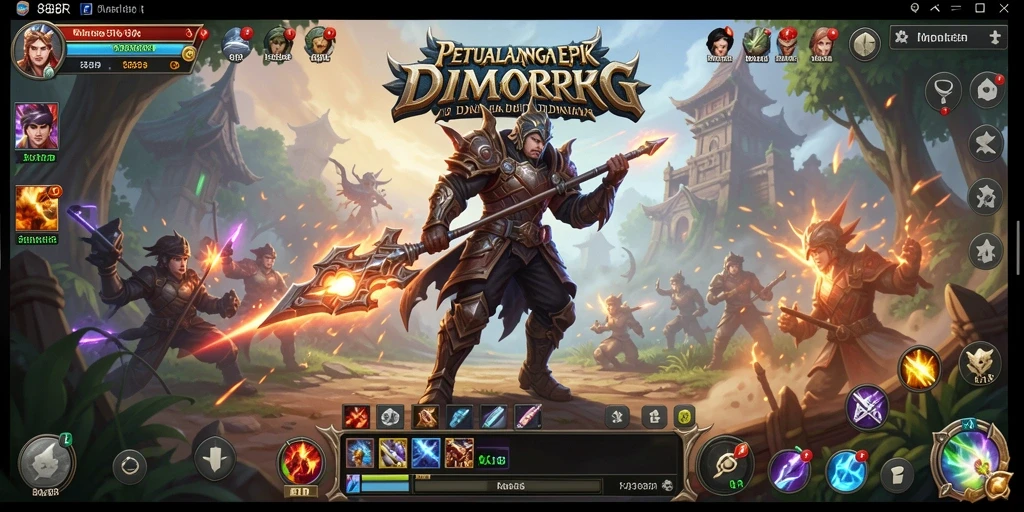 Gameplay memukau di 888R dengan pertarungan epik dan petualangan.