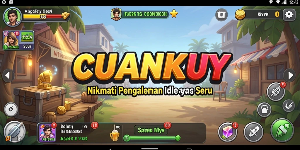 Tampilan gameplay CUANKUY yang seru dan adiktif.