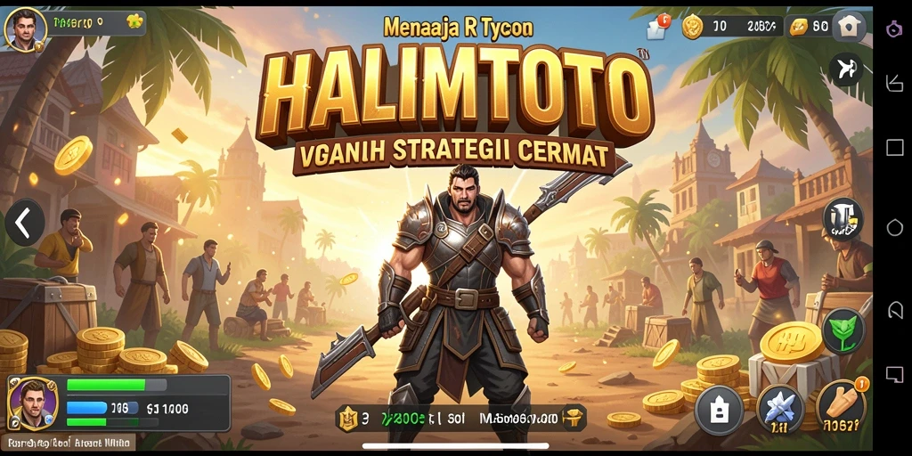 Tampilan gameplay HALIMTOTO yang menarik dan strategis.