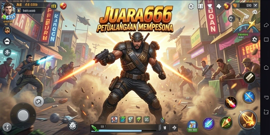 Tampilan luar biasa dari gameplay JUARA666 yang menegangkan.