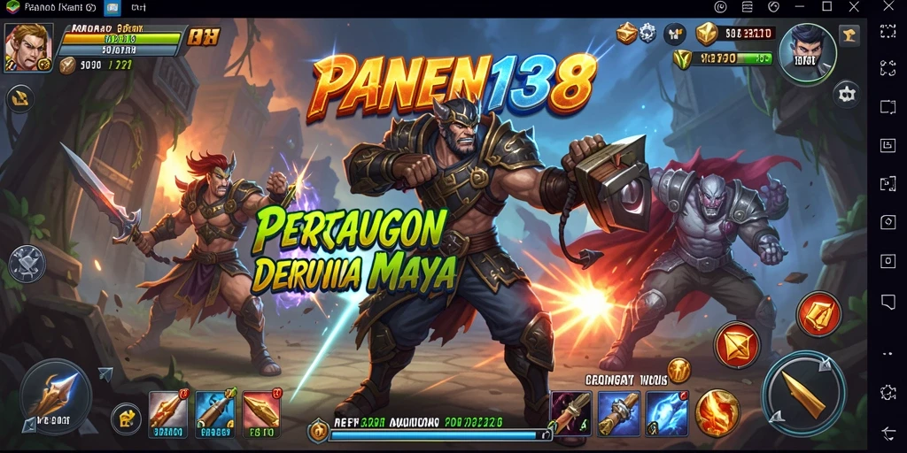 Tampilan atraktif dari gameplay seru di PANEN138.