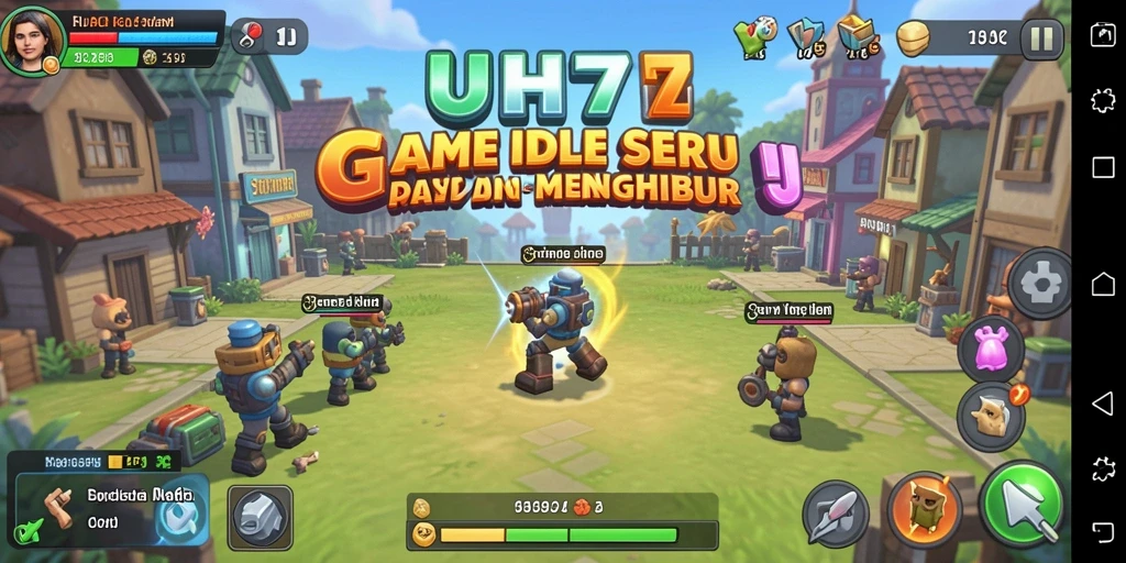Screenshot UH77 menampilkan gameplay seru dan santai.